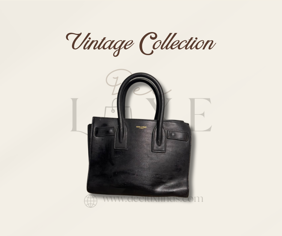 YSL Sac de Jour Baby Bag — Black