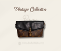 Louis Vuitton Padlock On Strap — Black Leather