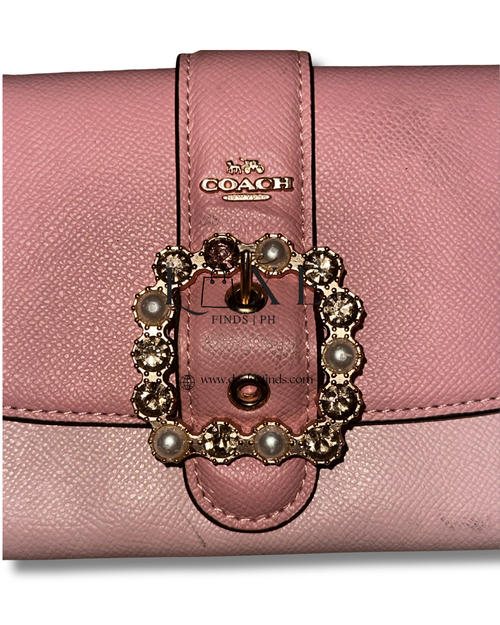 Coach Gemma Clutch Crossbody – Colorblock, Jeweled Buckle