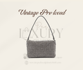 Alexander Wang Medium Wangloc Clutch Bag — Black Crystal | Vintage Pre-Loved