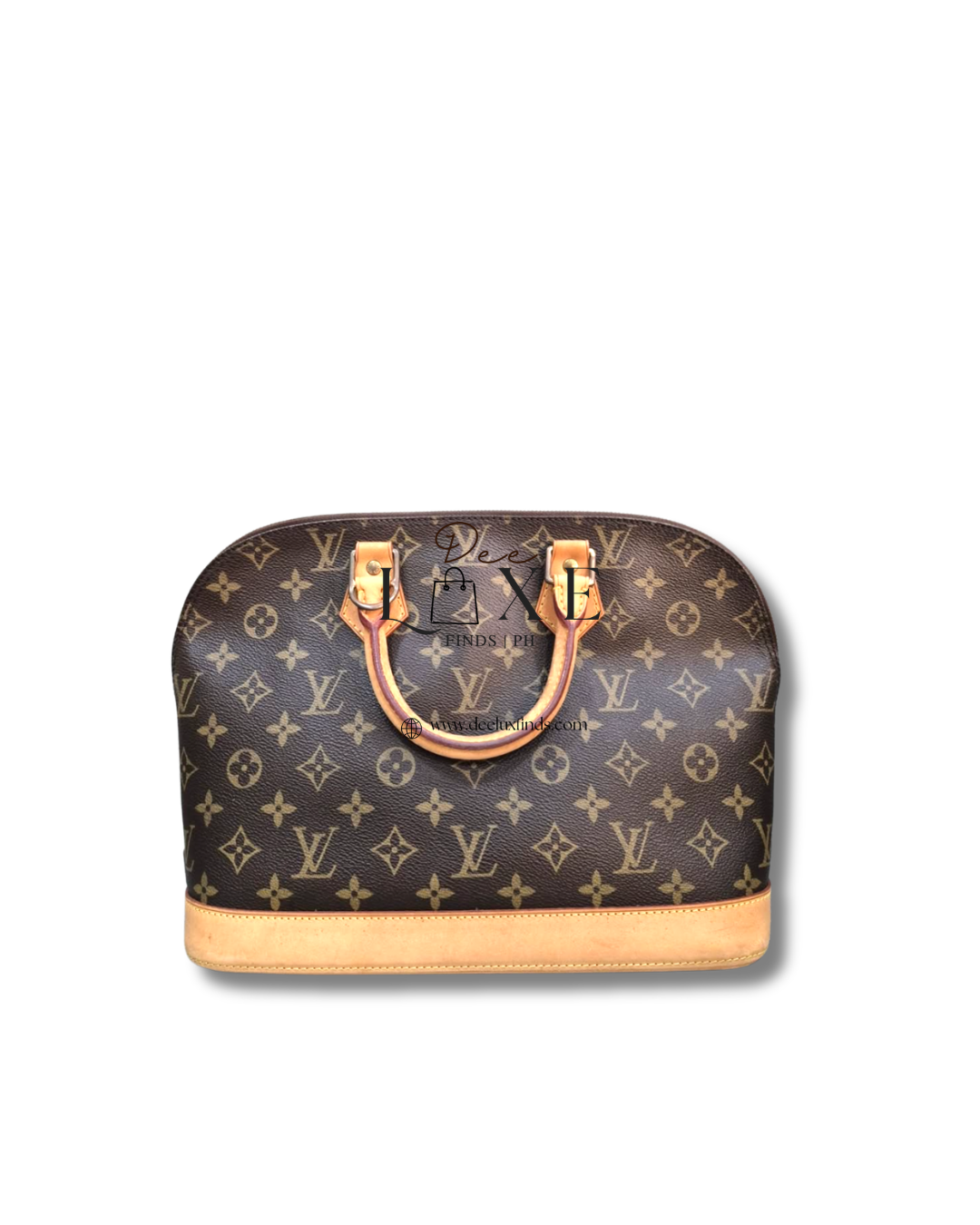 LV Alma PM Monogram - front view white background