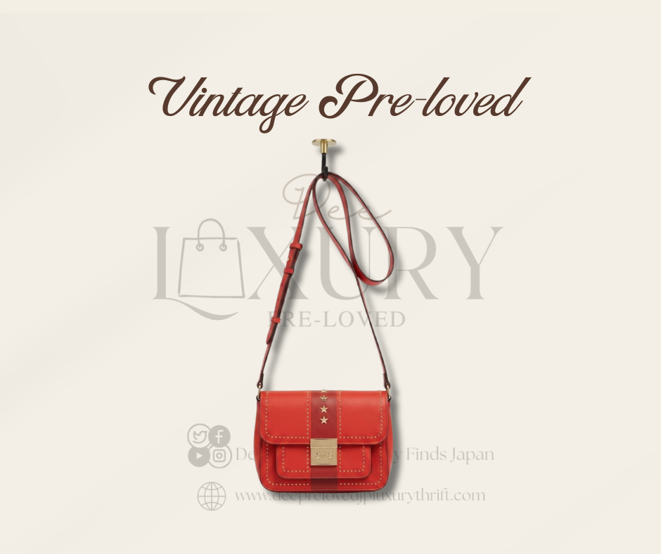 Michael Kors Sloan Editor Bag — Red | Vintage Pre-Loved