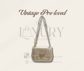 Michael Kors Sloan Shoulder Flap Bag — Pale Gold Metallic Leather