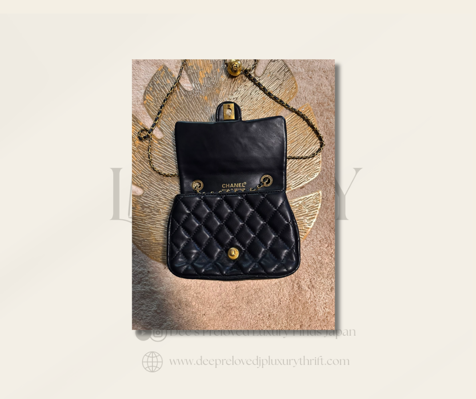 Chanel Mini Flap Medium — Black | Vintage Pre-Loved