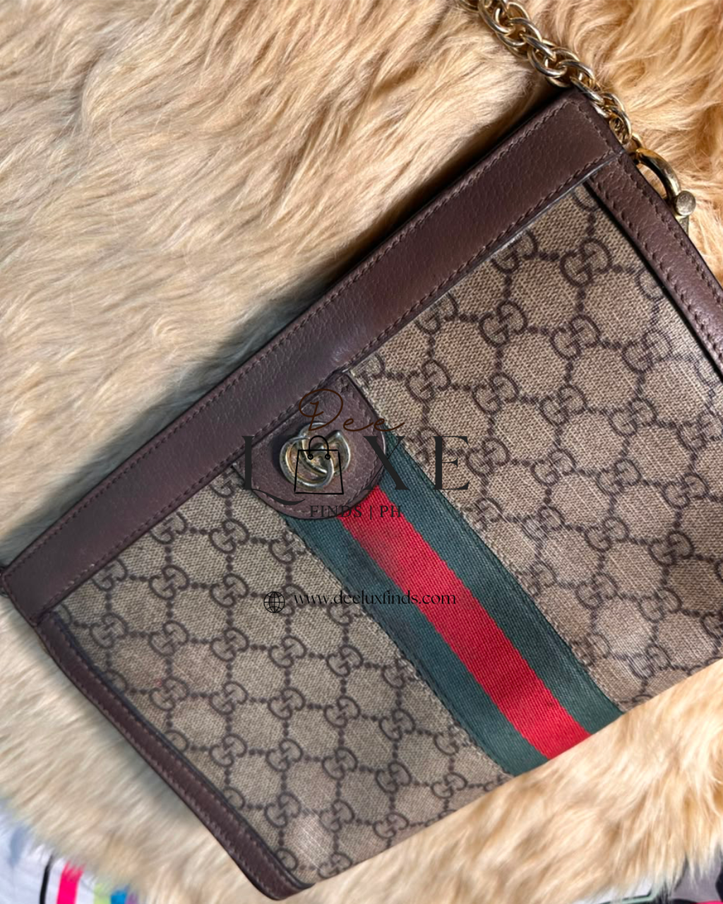 Gucci Ophidia - GG closure detail
