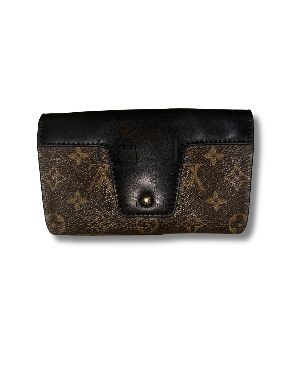 Louis Vuitton Padlock On Strap — Black Leather