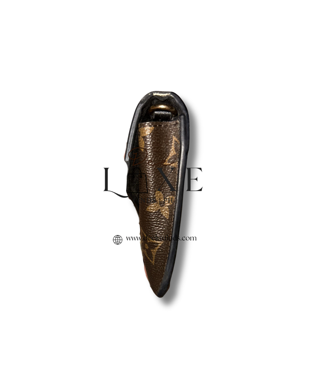 Louis Vuitton Padlock On Strap — Black Leather