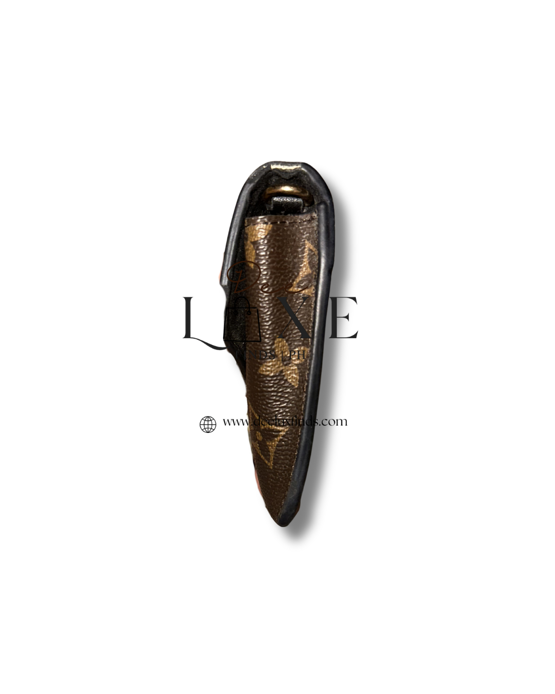 Louis Vuitton Padlock On Strap — Black Leather