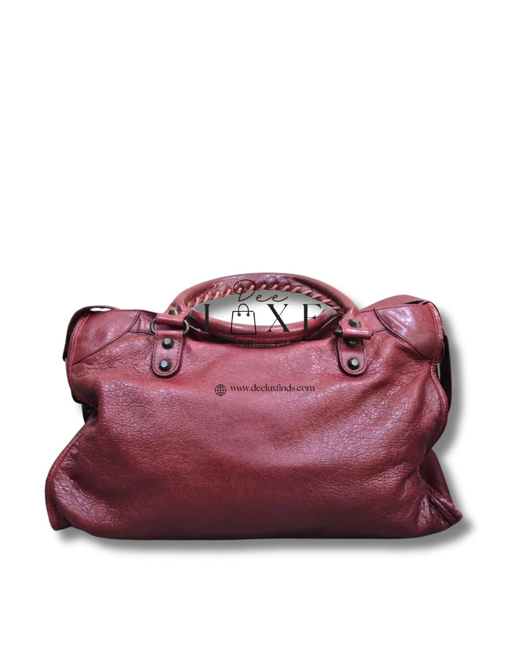 Balenciaga City Bordeaux - back full view