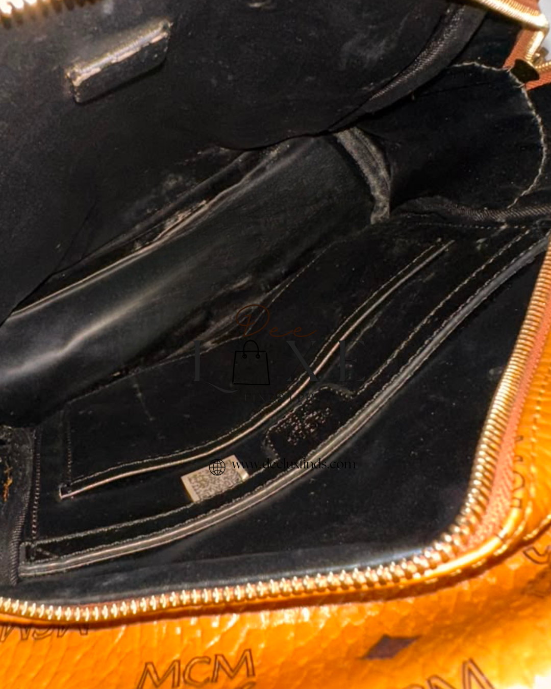 MCM Stark Mini - interior black lining