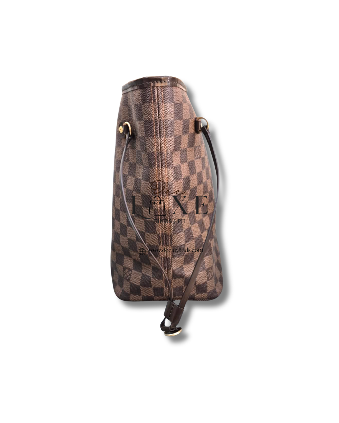 Louis Vuitton Damier Ebene Neverfull MM Tote Bag