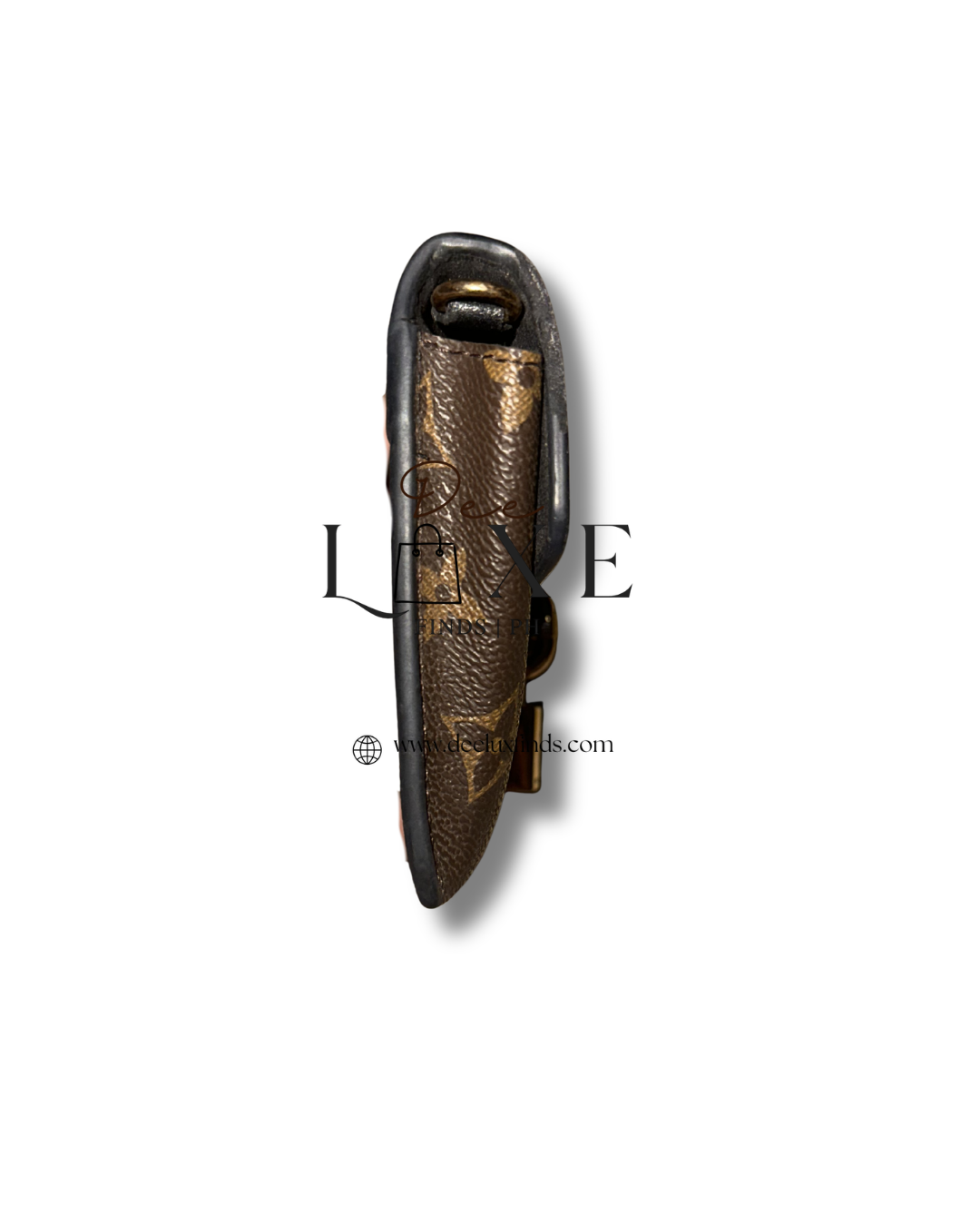 Louis Vuitton Padlock On Strap — Black Leather