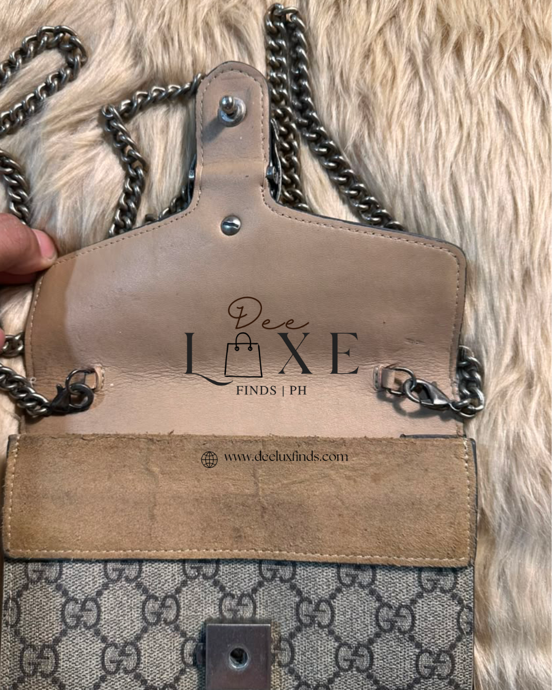 Gucci Dionysus - back GG canvas