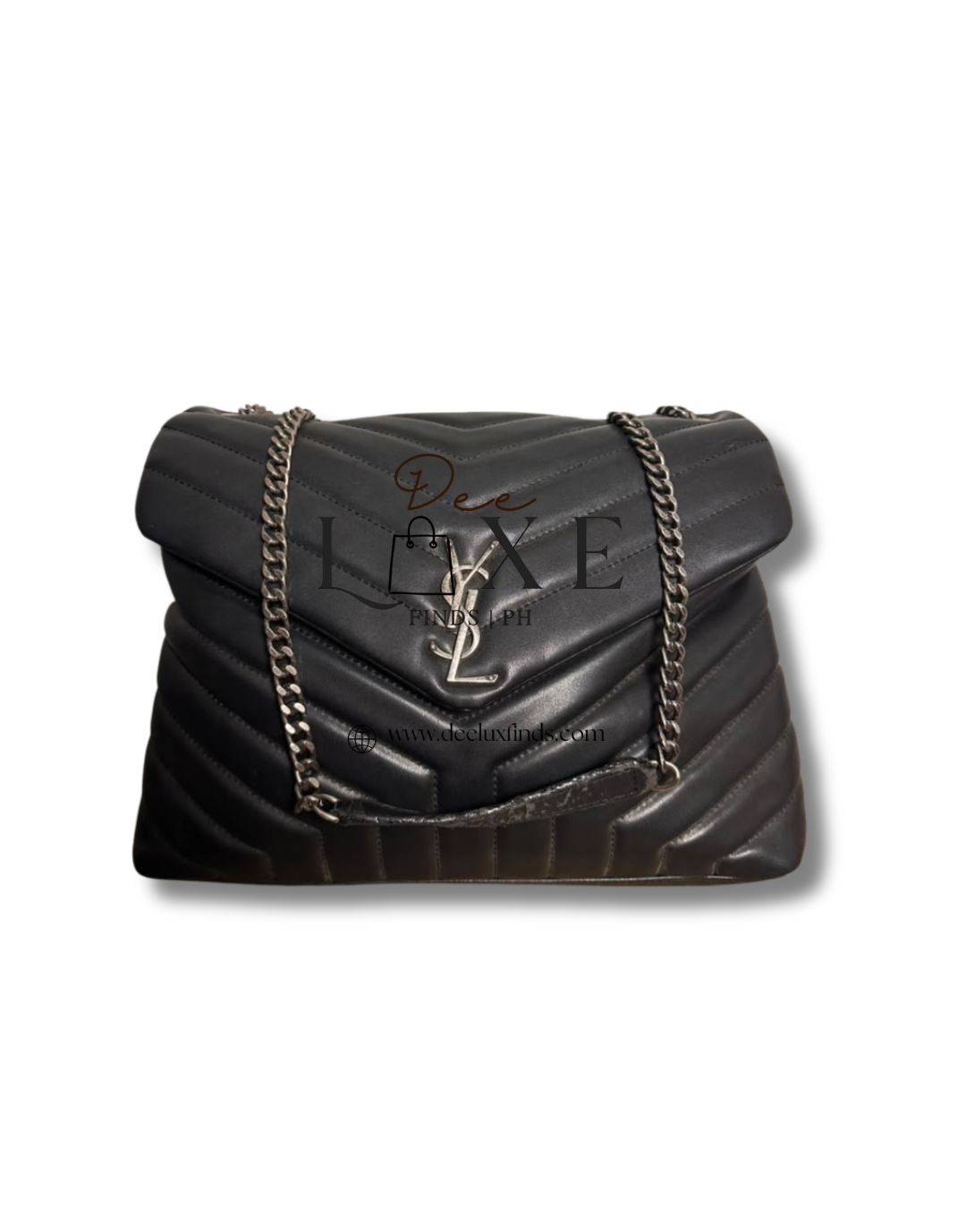Saint Laurent Loulou — Black Lambskin